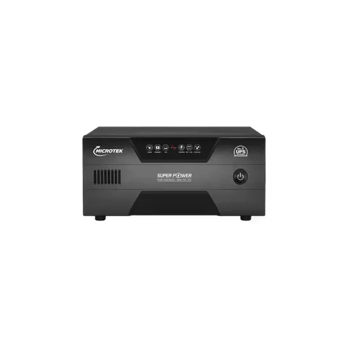 Microtek Super Power 600VA 550W 12V Pure Sine Wave Digital Home Inverter | Wide 80V-290V Dual Inverter/UPS Mode Desktop Power Backup | 700/12V SW