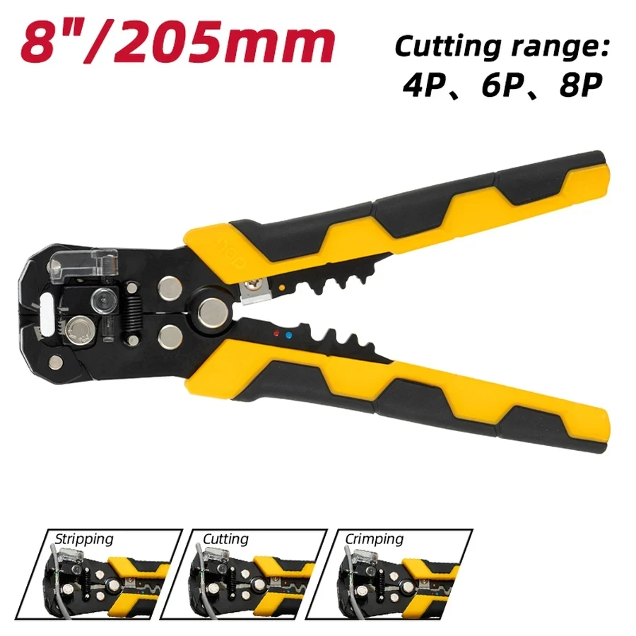 Wire Stripper & Crimper | EDL2018 | 8" Multi-Function Series