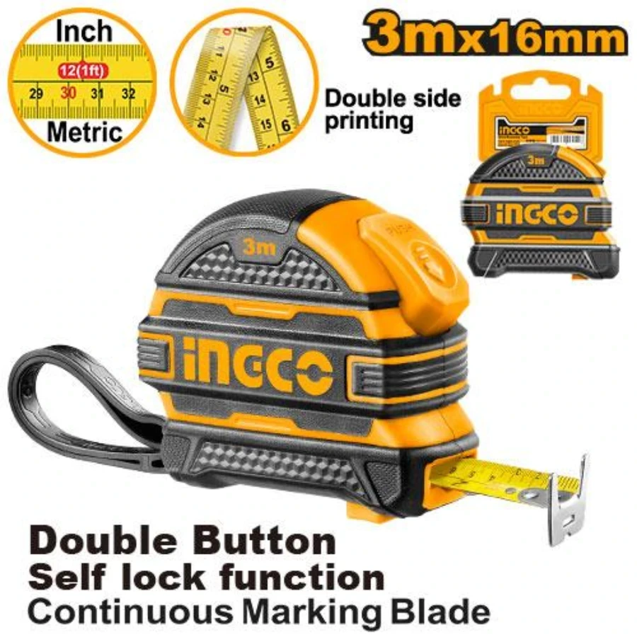 Professional Steel Measuring Tape | HSMT08316 | 3-Meter Compact Series