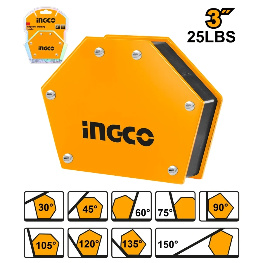 Professional 3" Multi-Angle Magnetic Welding Holder | AMWH25032 | 25Lb Precision Series