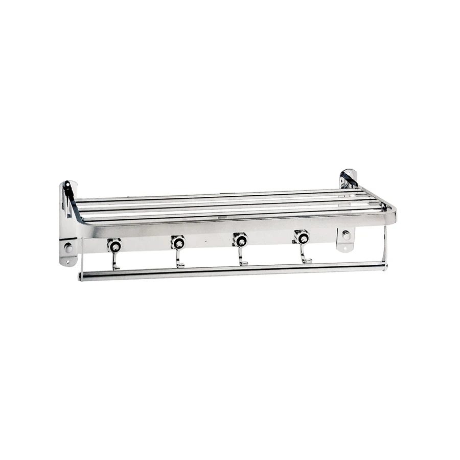 TOYO 3311 Foldable Towel Rack - SS 304 Stainless Steel - Available in 24 Inch & 20 Inch Sizes