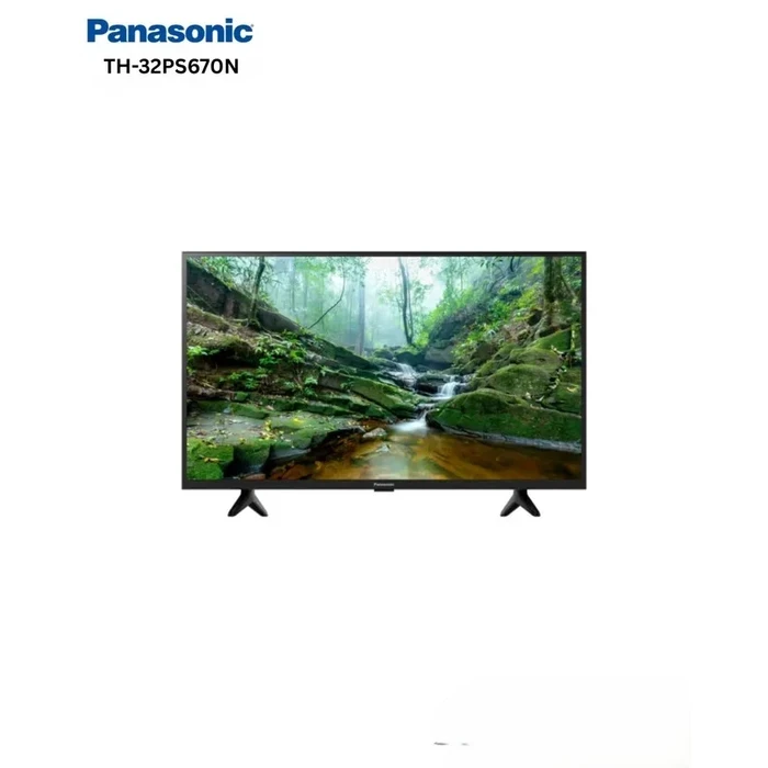 Panasonic 32 Inch Smart LED TV with Android OS OS | HD Ready 720p 60Hz Flat Panel | Built-In Wi-Fi Wall Mount & Table Top Stand Bundle | TH-32PS670N
