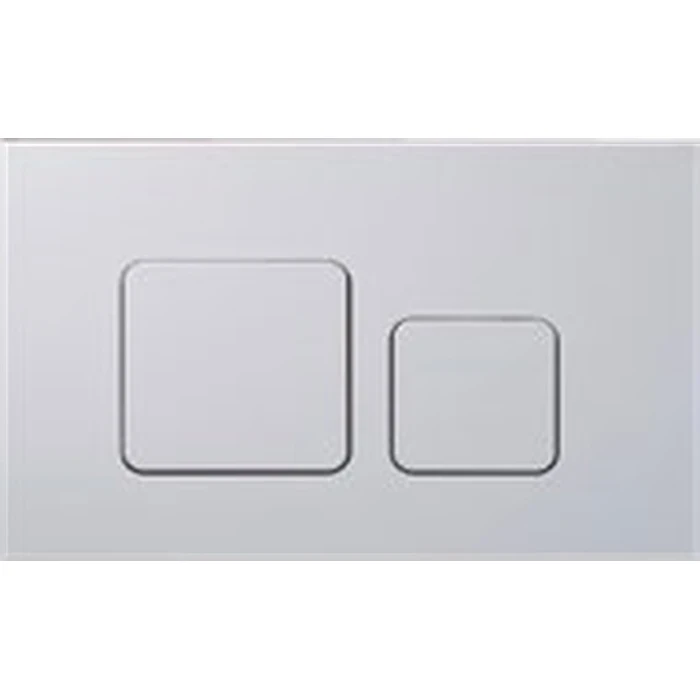 TOYO-31013 Flush Control Plate | Premium Chrome Color Finish | Toyo Dual-Flush Mechanical Actuator Panel for Concealed In-Wall Toilet Cistern Tanks
