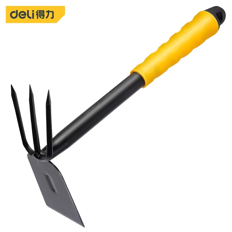 DL580814 Hand Gardening Hoe 31cm - Compact Size for Weeding and Cultivation, Lightweight and Durable for Raised Beds and Detail Work (GREEN)