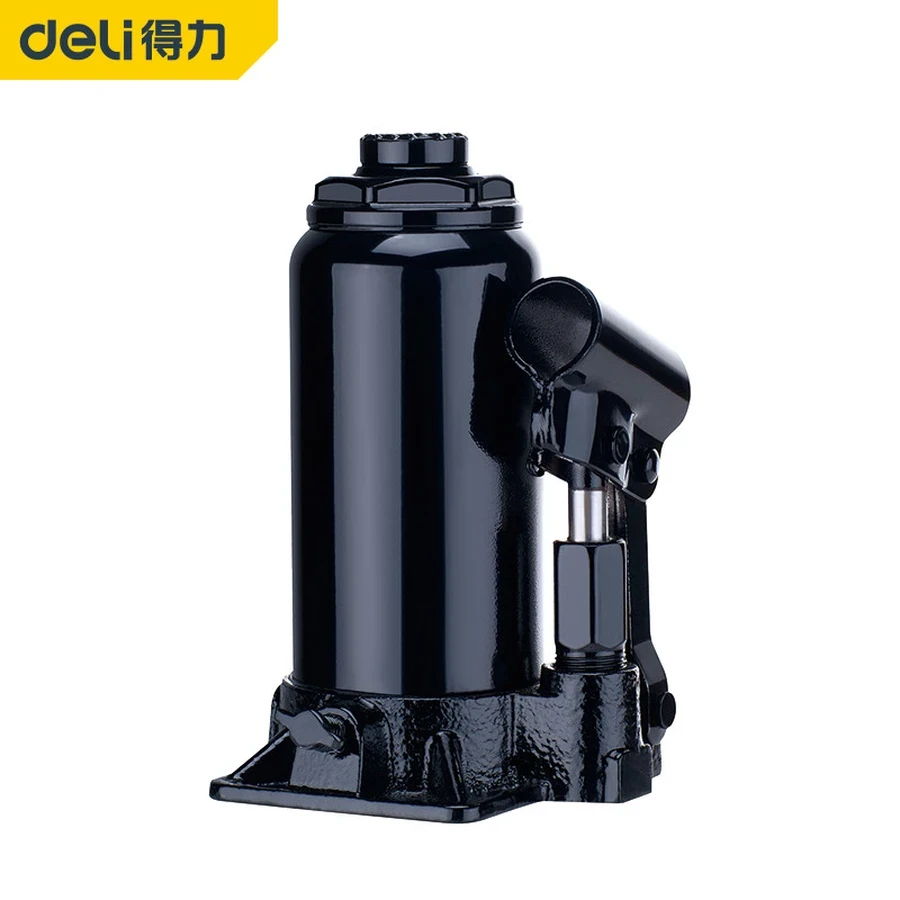 Deli DL-BC32T Vertical Hydraulic Bottle Jack 32 Ton - Extreme Heavy Duty Lifting Capacity, Compact Size, Robust Steel Build, Ideal for Commercial Machinery (ASST Color)