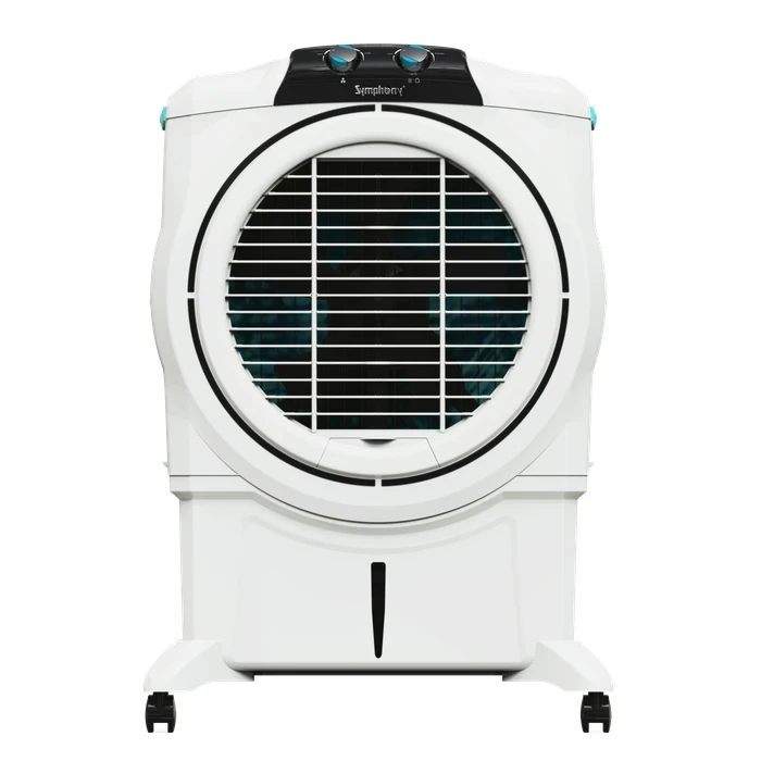 Symphony JUMBO 75XL Desert Air Cooler | Large 75L Tank High-Efficiency Honeycomb Media | 205W Low Power Consumption Fan For Rooms Up To 37 m² Auto Louver Cool Flow Dispenser