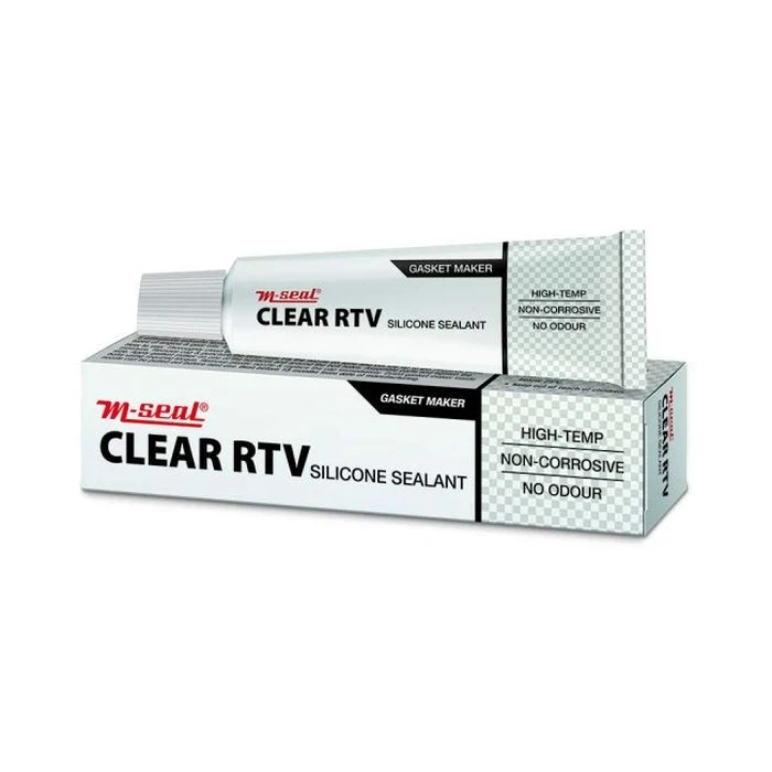 Pidilite M-Seal RTV Clear Room Temperature Vulcanizing Silicone Sealant & Gasket Maker | 25 Gm Tube