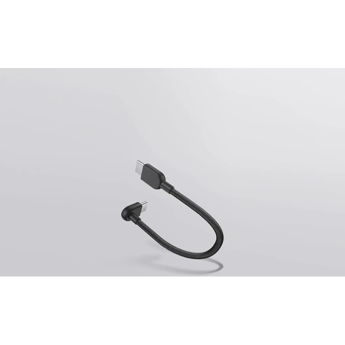 Xiaomi 10cm Braided USB-C to USB-C Fast Charging Cable | 60W Maximum Power Delivery & 3A Rated Current | Heavy-Duty Woven Fibre & Stainless Steel | Dark Grey