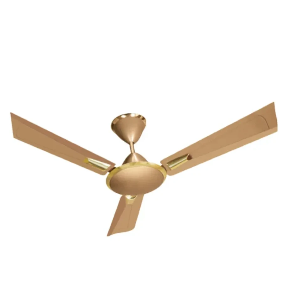Yasuda 48" Decorative Ceiling Fan | Noiseless 5 Fibre-Blade Airflow Matrix | 3-Speed Topas Color Logic | YS-FD32