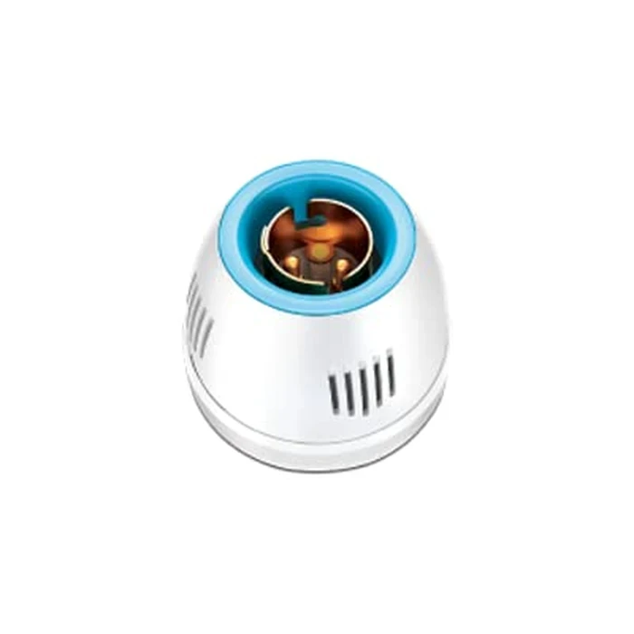 Anchor General Accessories 6A Batten Fancy B22 Lamp Holder with Reinforced Metal Ring | Unbreakable Polycarbonate & PVC Surface Light Base in White | 39683