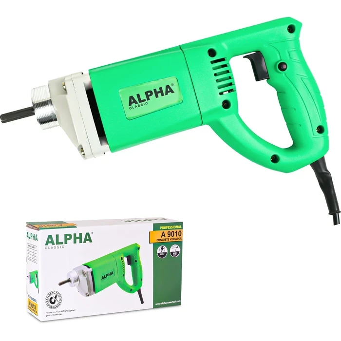 Alpha Portable Concrete Vibrator Drive Unit 750W | Variable Speed 4000 RPM Industrial Air-Bubble Consolidation Motor | A9010