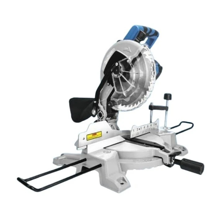 Dongcheng 10" Gear-Type Sliding Compound Miter Saw 1800W | 5,000 RPM Precision Wood Crosscutting & Bevel Station | DJX09-255