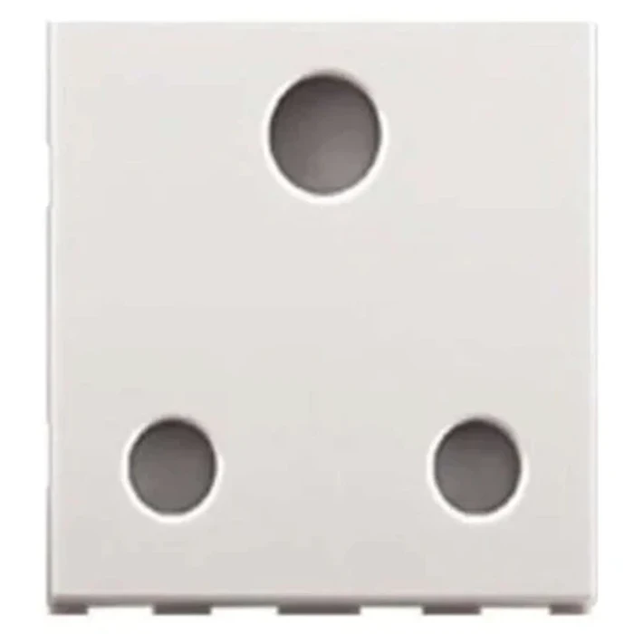 Anchor Roma 66404 16A 3-Pin Socket | Tested up to 25A | 240V Heavy-Duty Power Logic | 2-Module Modular Shield