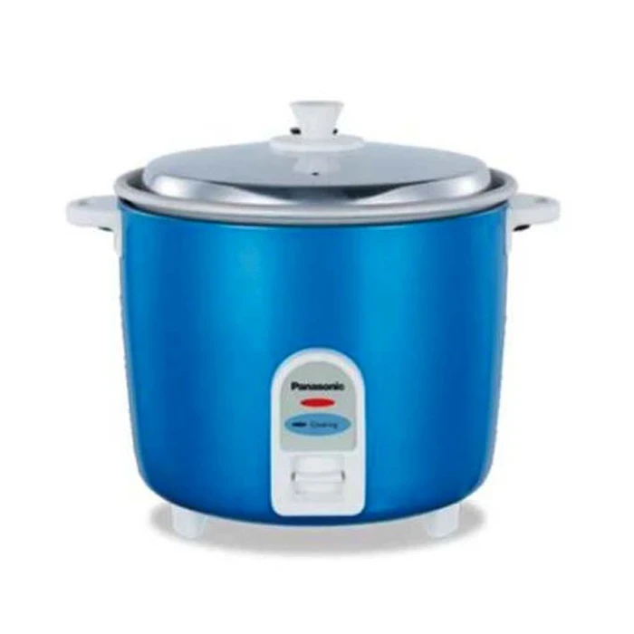 Panasonic SR-WA 22 (G9) Automatic Rice Cooker 2.2L | Metallic Blue Premium Finish | Anodized Aluminium Pan & Multi-Function Steamer | 750W Heavy Duty Kitchen Appliance