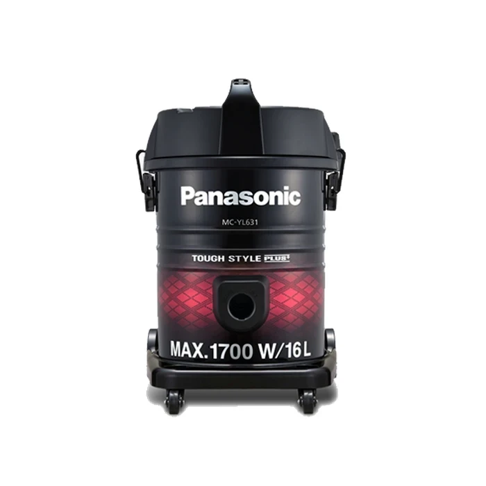 Panasonic 1700W Tough Style Drum Vacuum Cleaner with 16L Dust Capacity | Anti-Bacteria Exhaust Filter & Built-In Blower Function | Model MC-YL631R147