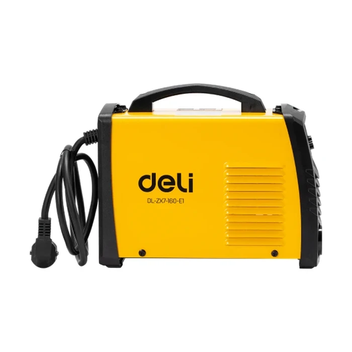 Deli Tools 160A Inverter MMA Welding Machine | Heavy-Duty Portable IGBT Stick Arc Welder with Intelligent Overload Protection | EDL-MMA160-E1