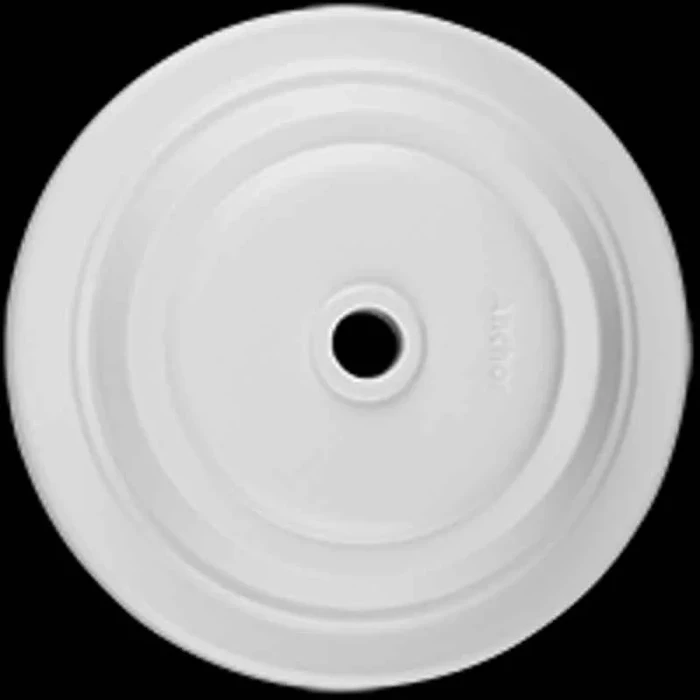 Anchor General Accessories Penta 6A Jumbo 2-Plate Ceiling Rose 240V | Heavy-Duty Expanded Surface Junction Point Base in Ivory | 3199