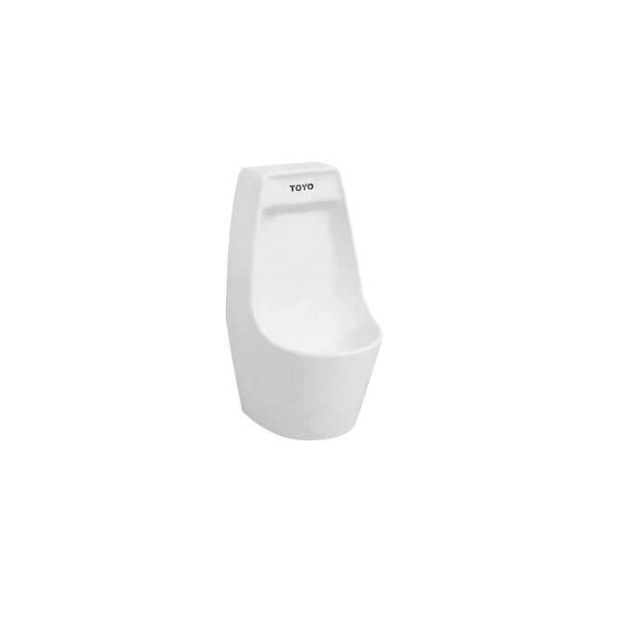 TOYO 580mm Premium Wall-Hung Ceramic Urinal | Double-Fired Vitrified Sanitaryware Base | High-Traffic Comfort Deep Bowl Design Glossy White | Toyo-27117