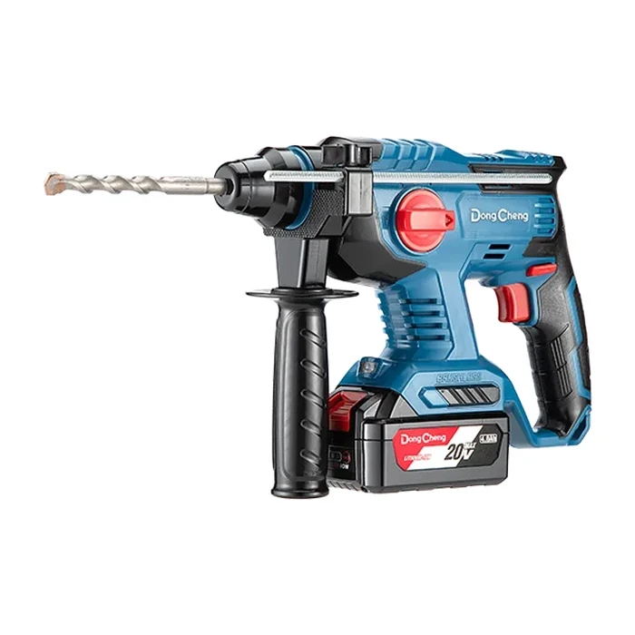 Dongcheng 20V MAX Cordless Brushless Rotary Hammer | 2.1J Impact Energy & 3-Mode SDS-Plus Mobile Concrete Drilling Station | DCZC22