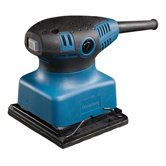 Dongcheng Orbital Finishing Sander 150W | 12,000 RPM High-Frequency Wood Smoothing & Surface Prep Station 110x100mm | DSB100