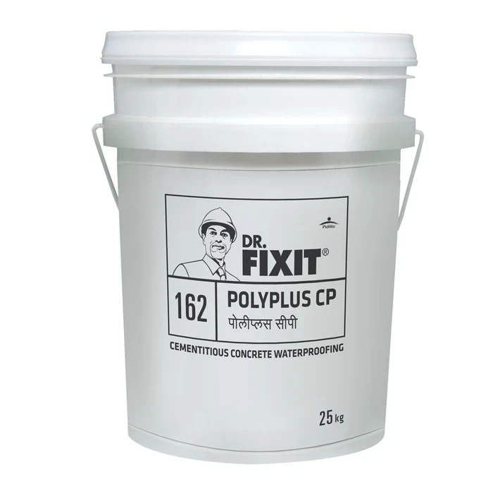 Dr. Fixit Polyplus CP Crystalline Waterproofing Admixture | Integral Self-Healing Concrete Logic | For Foundations & Water Reservoirs | 25Kg