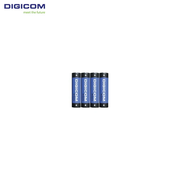 Digicom AAA Heavy Duty Batteries R03P-4S | Long Lasting Power Logic | Leak Resistant & Trusted Energy System | 4 Pcs Shrink Pack