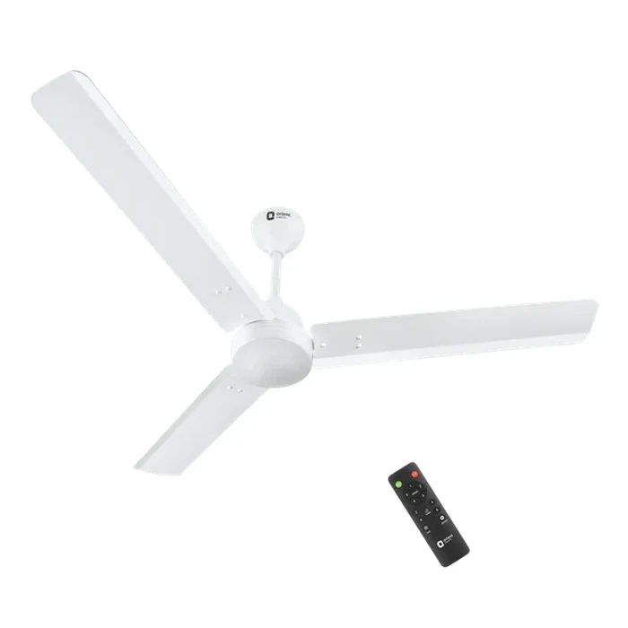 Orient Ecotech Neu 1200mm BLDC Ceiling Fan with Remote | 5-Star Energy Efficiency 32W Motor | 350 RPM High-Speed 220 CMM Air Delivery | Inverter Compatible Silent Operation