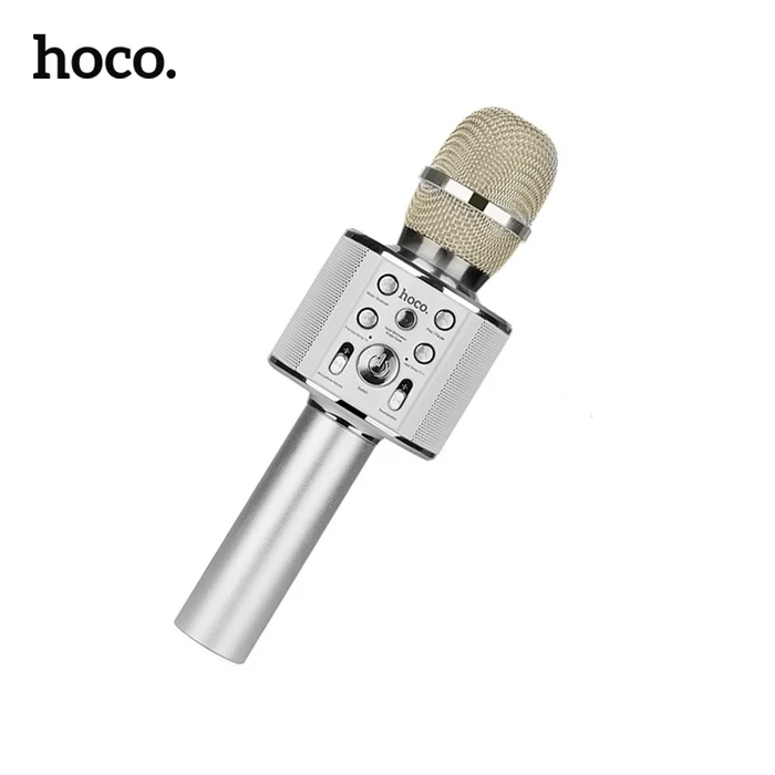 Hoco Cool Sound KTV Microphone | Wireless V4.2 Connectivity | 1800mAh Power Logic | Black BK3