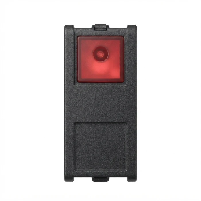 Anchor Roma Urban 1-Module (1M) 240V Bell Call Indicator | ISI-Certified Modular Visual Doorbell & Call Alert Light | 66705GB (Graphite Black)