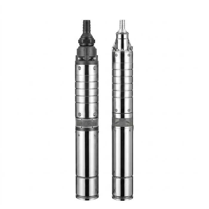 Shiva QJD Series Multistage Rocket Submersible Pump (1.0 HP – 2.0 HP) | High-Head Stainless Steel Deep-Well Borehole Pump with 100% Copper Motor & Thermal Protection