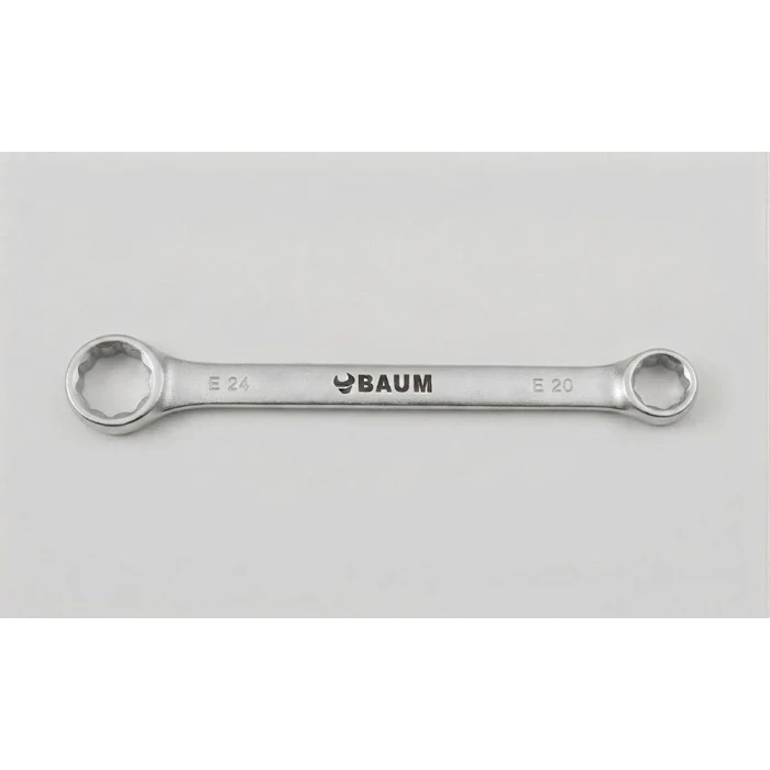 BAUM Heavy-Duty E-Series External Torx Spanner | Premium Forged Chrome Vanadium Elliptical Star Wrench with Dual Matt Chrome | Model ART 61