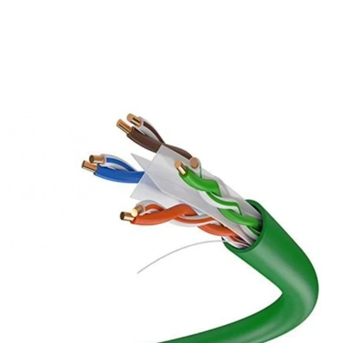 Digicom DG-CAT64PCUTP Indoor CAT6 4-Pair Solid Bare Copper Cable | 250 MHz Bandwidth Logic | Gigabit Ethernet & Enterprise POE Supported | 305 Meters