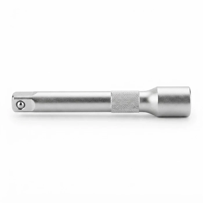 BAUM Professional 1/2" (12.7mm) Drive Chrome Vanadium Socket Extension Bar | Fully Hardened & Tempered Matt Finish with Knurled Grip | Model ART 418 (Sizes 3", 5" & 10")