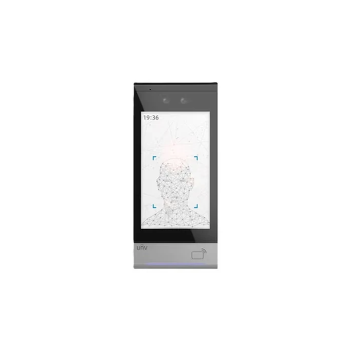 UNV 7" Touch Screen Intelligent Face Recognition Access Control Terminal with 20,000 Face Capacity, IP65 Weatherproofing & Mifare Reader | Model No. OET-573B-HM-Z-R