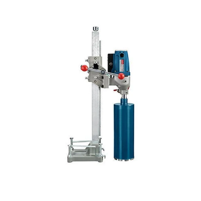 DONGCHENG Diamond Core Drill With Water Source | 1800W 1200 RPM 130mm Wet Concrete & Stone Coring Rig | DZZ02-130