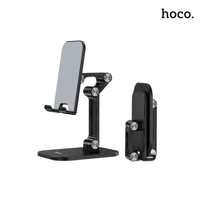 Hoco Excelente PH34 Double Folding Desktop Stand | 13-Inch Wide-Format Tablet Compatibility Matrix | Dual-Axis Multi-Angle Silicone Shield