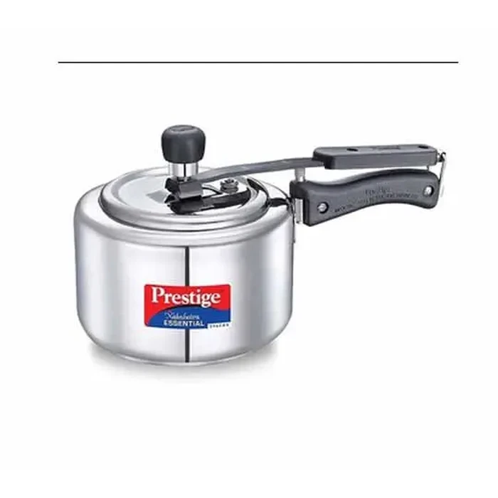 Prestige Nakshatra Essential Svachh 3L Stainless Steel Pressure Cooker | Tri-Ply Sandwich Base with Spill-Control Deep Lid | Gas & Induction Friendly | Model 20537