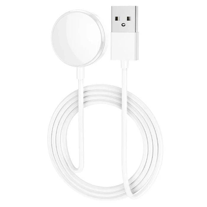 Hoco Pro Smart Sports Watch Charging Cable | Y1 Series Power Logic | ABS & PVC Matrix | White