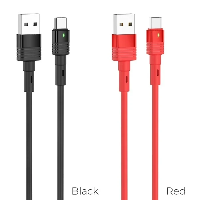 Hoco Cool Grace Silicone Cable | Type-C Connectivity Logic | Food Grade Silicone Matrix | U82