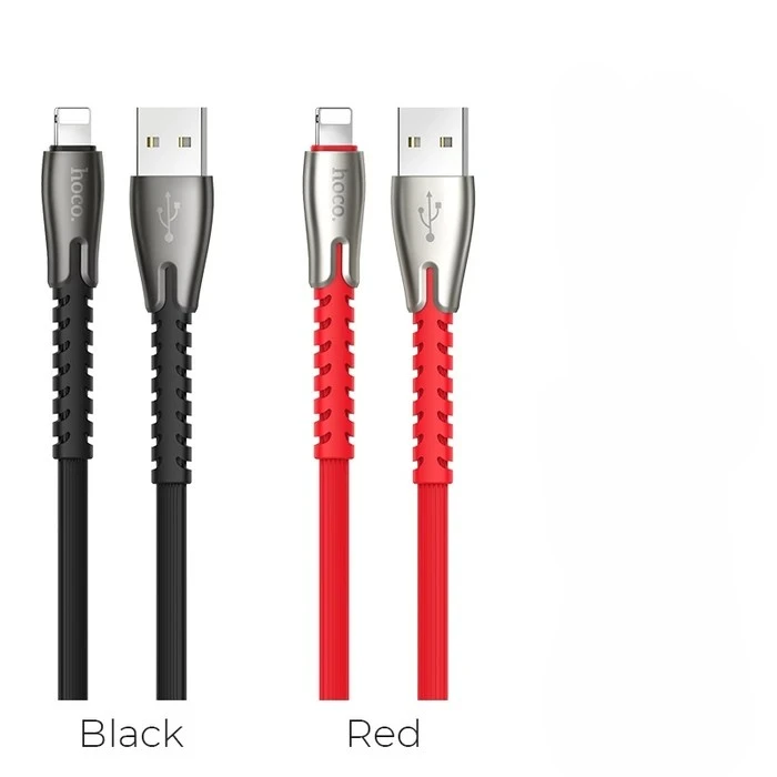 Hoco Core Charging Cable | Lightning Connectivity Logic | Nickel-Zinc Alloy & TPE Matrix | U58