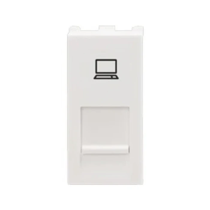Panasonic RJ45 Cat 6 / Cat 6A 1M Modular Computer Socket | Flame-Retardant Polycarbonate | WIPM248861
