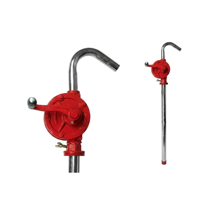 BAUM Heavy-Duty Cast Iron Rotary Barrel Pump | Chrome Plated Suction Pipe & Oil-Resistant Synthetic Rubber Seals | Model ART 345 (90mm & 95mm Sizes)