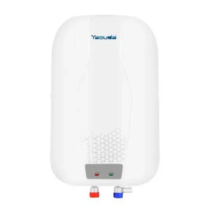 Yasuda Flero 6L Storage Electric Geyser with SS 304 Inner Tank | 3000W Ultra Fast Heating Core 230V | Automatic Thermostat Cutout Dual Neon Status Indicators ABS Body | YS-EG6 FLERO