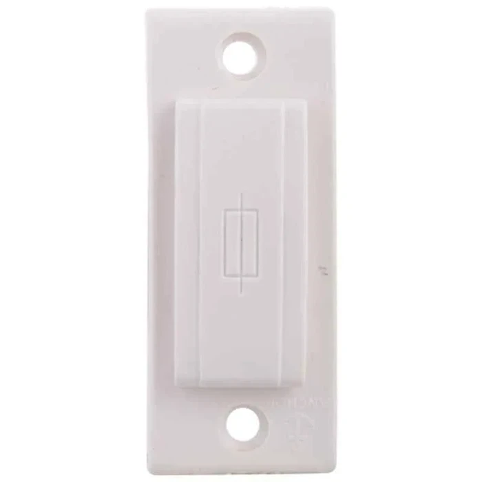 Anchor Penta PC 10A & 16A Kit-Kat Fuse Flush Unit 240V | 1-Module (1M) Rewirable Switchboard Circuit Protector (White) | 14609