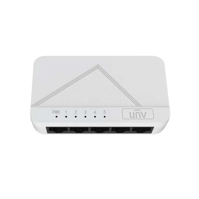 UNV 5-Port 10/100Mbps Compact Unmanaged Fast Ethernet Desktop Network Switch | NSW1010-5T-IN