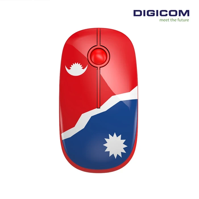 Digicom Slim Wireless Optical Mouse | 2.4G Silent Logic | 20M Long-Range Matrix | 1600 DPI High-Fidelity Chassis | DG-M40 / M41