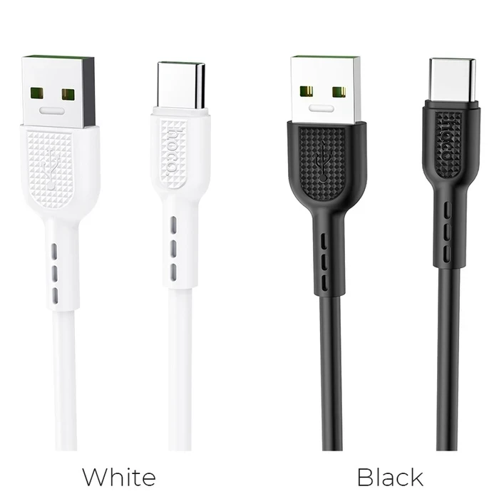 HOCO Surge Flash Charging Cable | Type-C High-Velocity Logic | 5A SuperCharge Power Matrix | X33