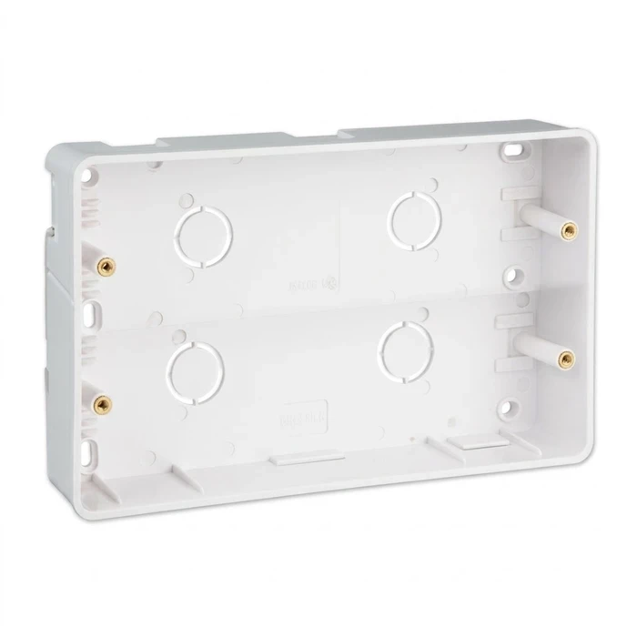Anchor 16-Module (16M) Surface Plastic Box | High-Impact Non-Corrosive Electrical Enclosure with Metal Thread Inserts | 34567 (153x259x40 mm) & 34568 (230x153x50 mm)