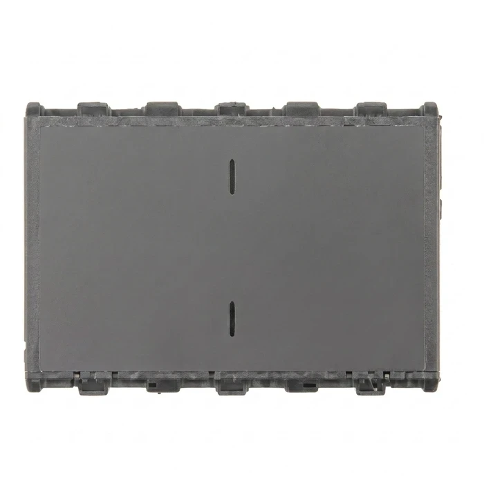 Anchor Roma Urban 3-Module (3M) 20A 2-Way Power Switch | ISI-Certified Extra-Wide Rocker Dual-Control Modular Switch for Heavy Appliances | 66302GB (Graphite Black)