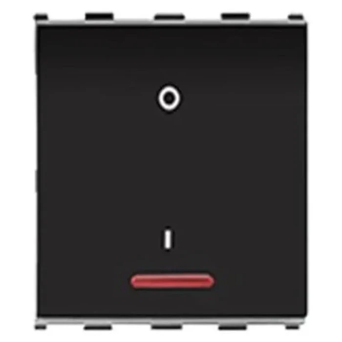 Anchor Roma 66332B 32A Double Pole (D.P) 1-Way Switch | Industrial Isolation Logic | 2-Module Large Rocker | Flame Retardant Shield
